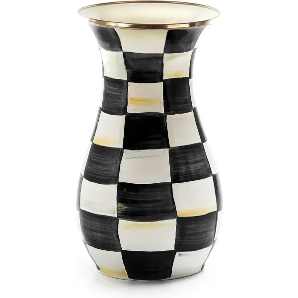 Tall Enamel Vase,