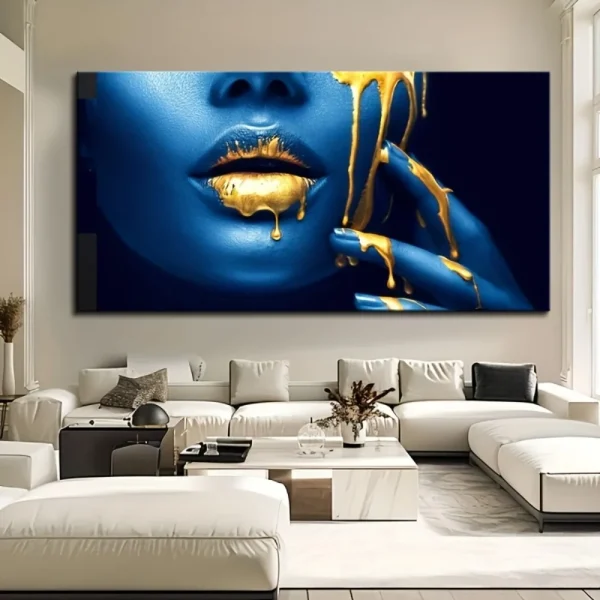 African Women's abstract canvas print