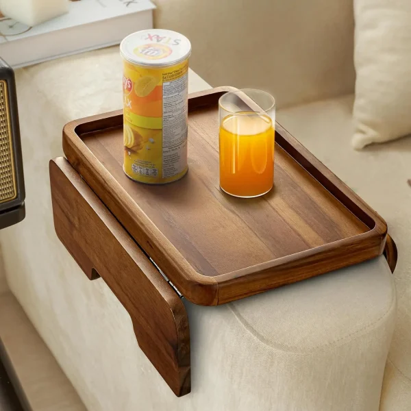 Wood Sofa Armrest Tray